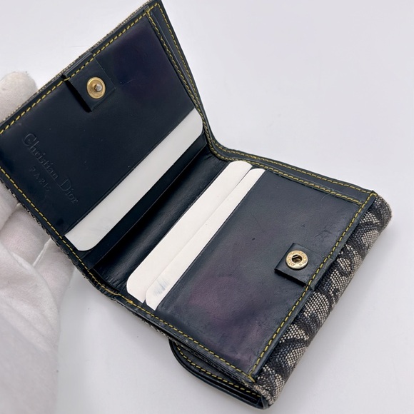 Christian Dior Wallet Saddle Lotus Oblique Jacquard with Unbranded Chain - Picture 14 of 16